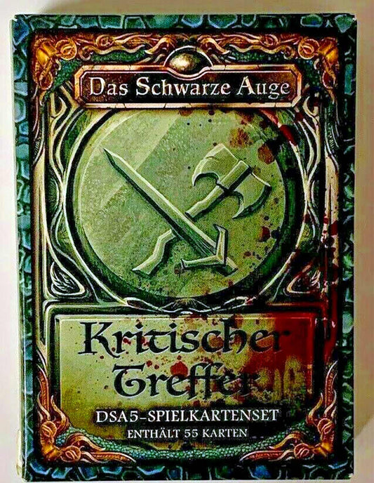 Das Schwarze Auge - Spielkartenset Kritische Treffer auf RPGMarket Publikation: Das Schwarze Auge - Spielkartenset Kritische Treffer