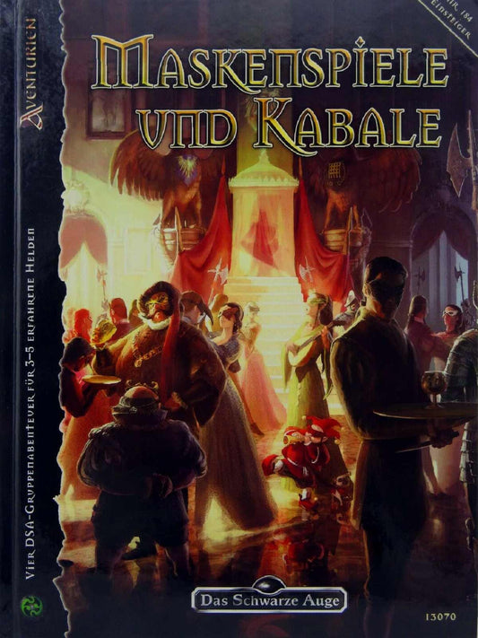 Das Schwarze Auge - Maskenspiele und Kabale auf RPGMarket Publikation: Das Schwarze Auge - Maskenspiele und Kabale
