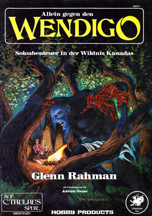 Cthulhu - Allein gegen den Wendigo auf RPGMarket Publikation: Cthulhu - Allein gegen den Wendigo