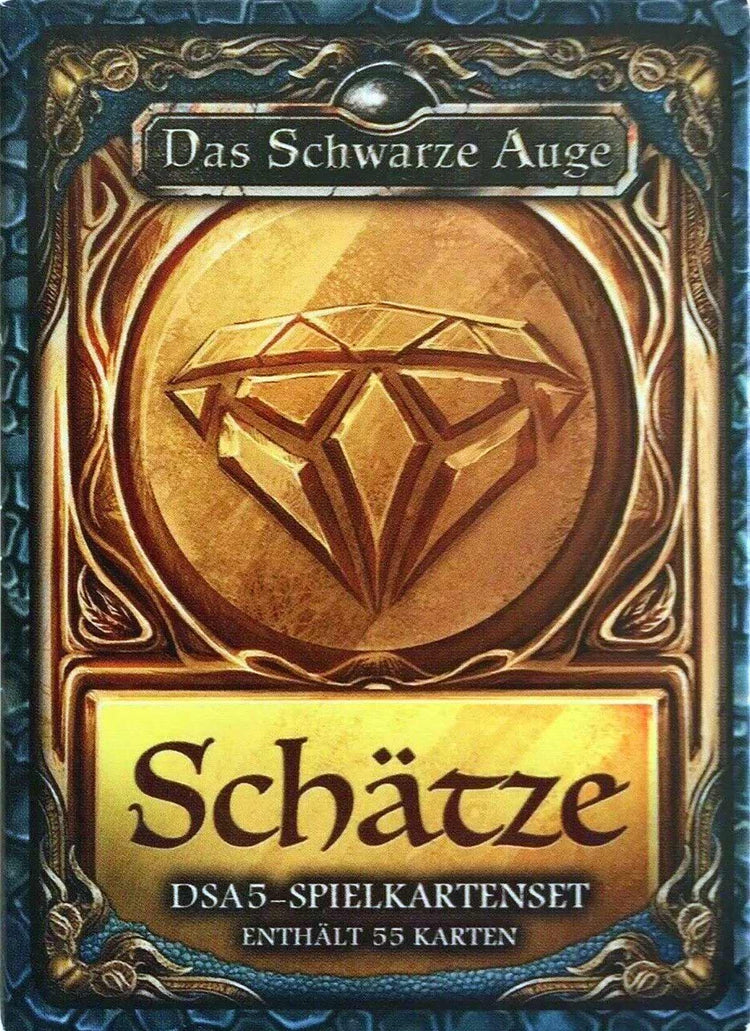 Das Schwarze Auge - Spielkartenset Schätze auf RPGMarket Publikation: Das Schwarze Auge - Spielkartenset Schätze