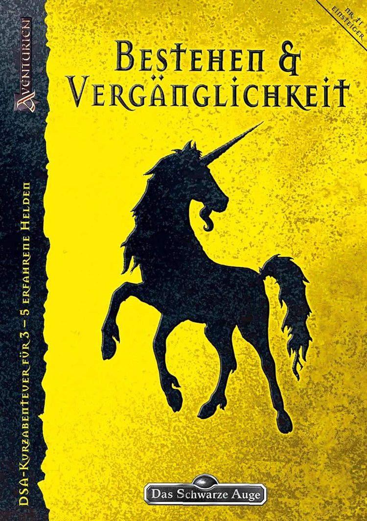 Das Schwarze Auge - Bestehen und Vergänglichkeit auf RPGMarket Publikation: Das Schwarze Auge - Bestehen und Vergänglichkeit