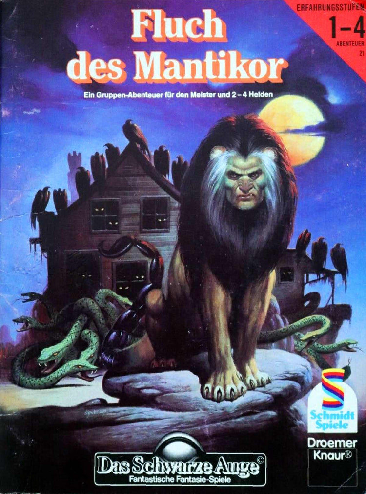 Das Schwarze Auge - Fluch des Mantikor auf RPGMarket Publikation: Das Schwarze Auge - Fluch des Mantikor