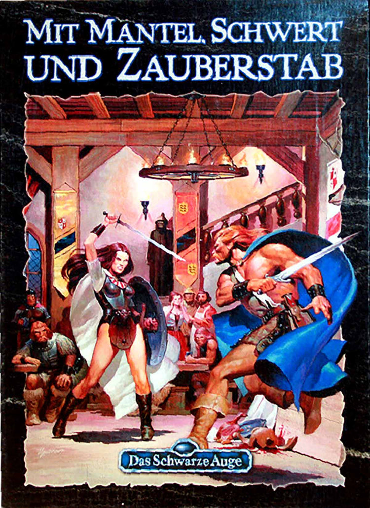 Das Schwarze Auge - Mit Mantel, Schwert und Zauberstab auf RPGMarket Publikation: Das Schwarze Auge - Mit Mantel, Schwert und Zauberstab