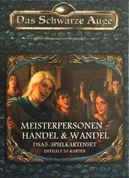 Das Schwarze Auge - Spielkartenset Meisterpersonen - Handel & Wandel auf RPGMarket Publikation: Das Schwarze Auge - Spielkartenset Meisterpersonen - Handel & Wandel