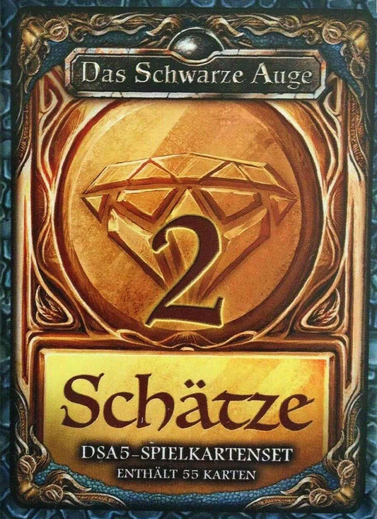 Das Schwarze Auge - Spielkartenset Schätze 2 auf RPGMarket Publikation: Das Schwarze Auge - Spielkartenset Schätze 2