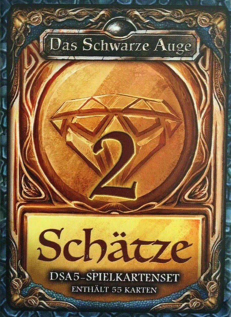 Das Schwarze Auge - Spielkartenset Schätze 2 auf RPGMarket Publikation: Das Schwarze Auge - Spielkartenset Schätze 2