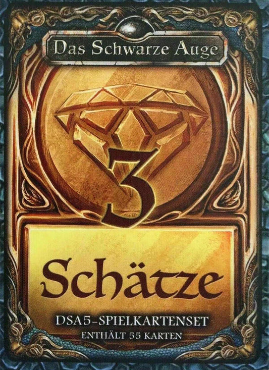 Das Schwarze Auge - Spielkartenset Schätze 3 auf RPGMarket Publikation: Das Schwarze Auge - Spielkartenset Schätze 3