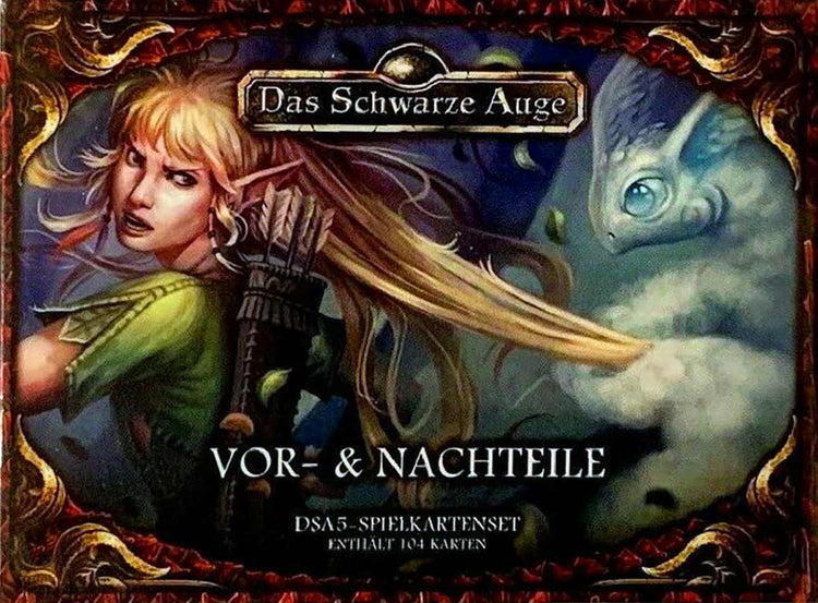 Das Schwarze Auge - Spielkartenset Vor- & Nachteile auf RPGMarket Publikation: Das Schwarze Auge - Spielkartenset Vor- & Nachteile