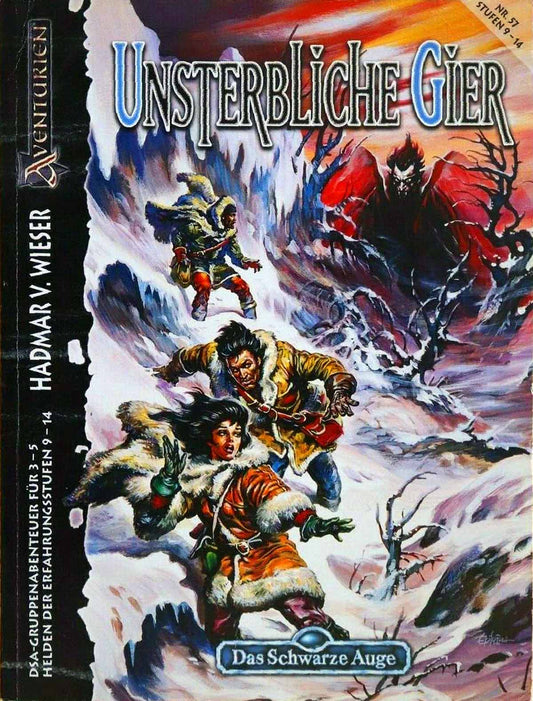 Das Schwarze Auge - Unsterbliche Gier auf RPGMarket Publikation: Das Schwarze Auge - Unsterbliche Gier