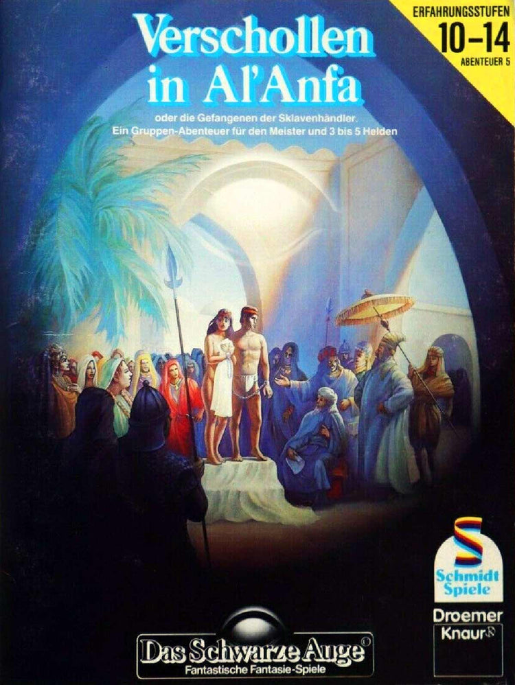 Das Schwarze Auge - Verschollen in Al'Anfa auf RPGMarket Publikation: Das Schwarze Auge - Verschollen in Al'Anfa