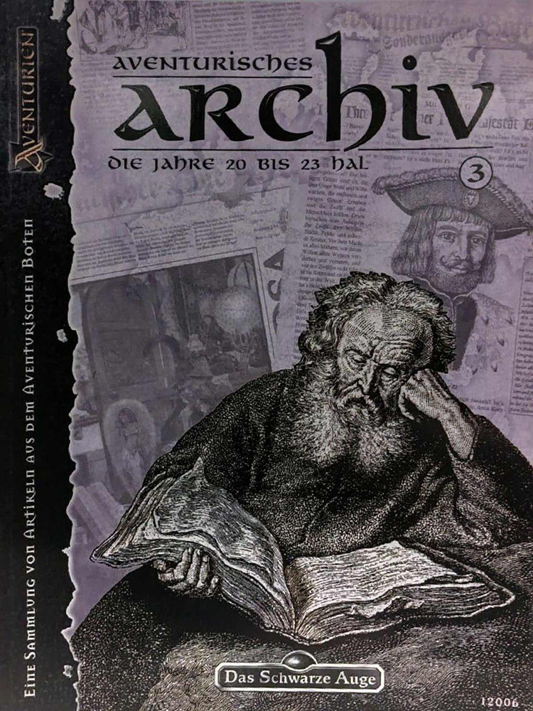 Das Schwarze Auge - Aventurisches Archiv III auf RPGMarket Publikation: Das Schwarze Auge - Aventurisches Archiv III