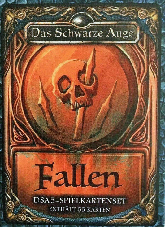 Das Schwarze Auge - Spielkartenset Fallen auf RPGMarket Publikation: Das Schwarze Auge - Spielkartenset Fallen