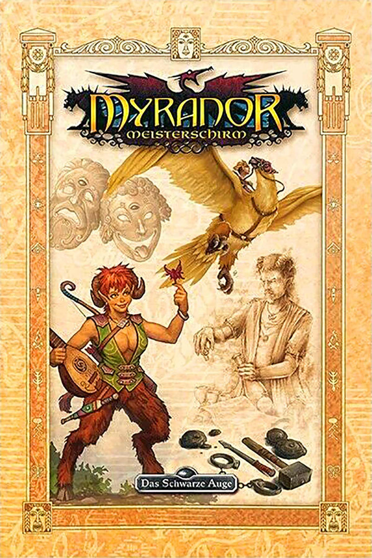 Myranor - Myranor-Meisterschirm auf RPGMarket Publikation: Myranor - Myranor-Meisterschirm