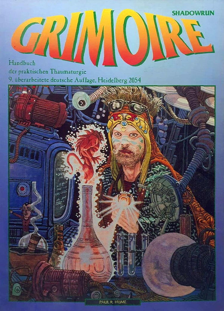 Shadowrun - Grimoire: Handbuch der praktischen Thaumaturgie 9. überarbeitete deutsche Auflage, Heidelberg 2054 auf RPGMarket Publikation: Shadowrun - Grimoire: Handbuch der praktischen Thaumaturgie 9. überarbeitete deutsche Auflage, Heidelberg 2054