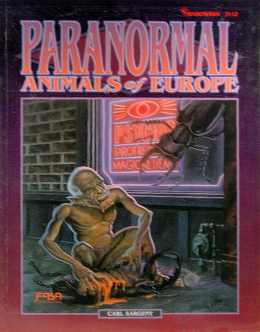 Shadowrun - Paranormal Animals of Europe auf RPGMarket Publikation: Shadowrun - Paranormal Animals of Europe