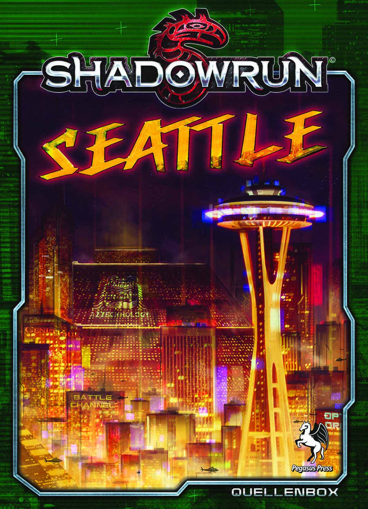 Shadowrun - Seattle Box - Stadt der Schatten auf RPGMarket Publikation: Shadowrun - Seattle Box - Stadt der Schatten